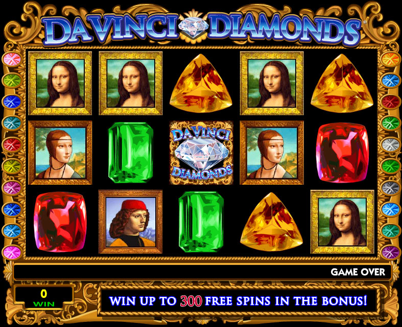 Davinci Diamonds Bonus Slot